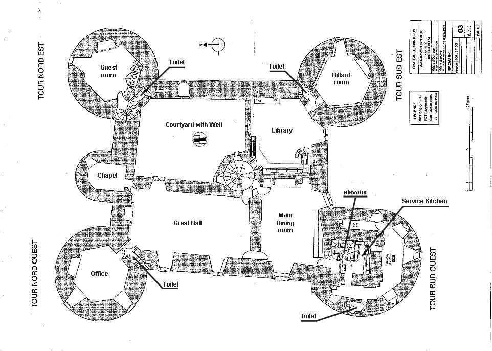 medieval castle plan