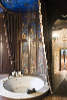 master bathroom lighted stained glass ceilings